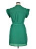 Monteau Solid Green Casual Dress Size XL - photo 2