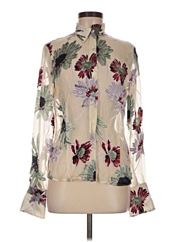 Lafayette 148 New York Long Sleeve Blouse (view 1)