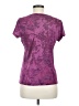 St. John's Bay 100% Polyester Paisley Purple Active T-Shirt Size M (petite) - photo 2