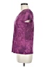 St. John's Bay 100% Polyester Paisley Purple Active T-Shirt Size M (petite) - photo 5