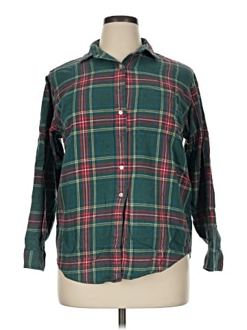 L.L.Bean Long Sleeve Button-Down Shirt (view 1)