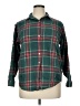 L.L.Bean 100% Cotton Plaid Green Long Sleeve Button-Down Shirt Size 14 - photo 1