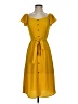 Monteau Yellow Casual Dress Size XS - photo 1