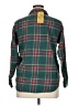L.L.Bean 100% Cotton Plaid Green Long Sleeve Button-Down Shirt Size 14 - photo 2
