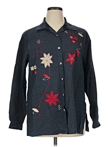 Bobbie Brooks Long Sleeve Button-Down Shirt (view 1)