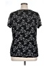 Elementz Black Short Sleeve Top Size 1X - photo 2