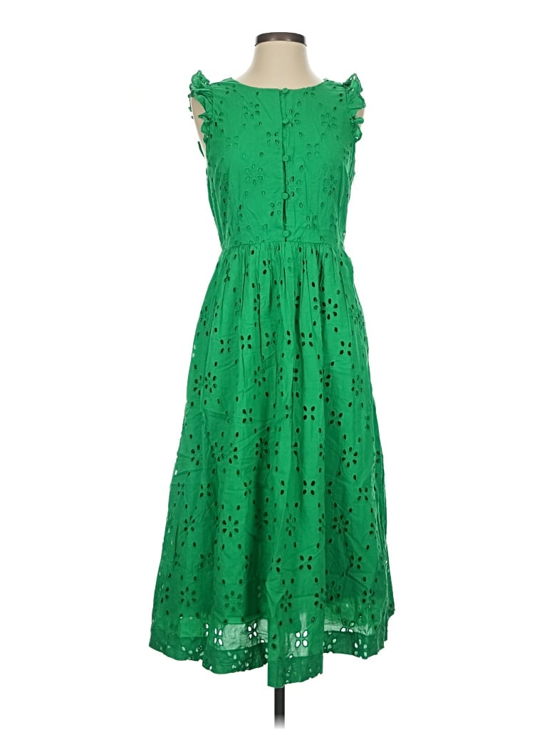 Pre-owned J.crew Factory Store Cocktail Dress In Green