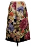 Talbots Floral Brown Formal Skirt Size 2 - photo 1