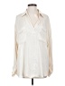 Free People 100% Polyester Ivory Long Sleeve Blouse Size S - photo 1