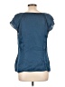 DressBarn 100% Polyester Blue Short Sleeve Blouse Size L - photo 2