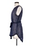 Sundance 100% Linen Blue Sleeveless Blouse Size XS - photo 5