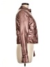 Bebe 100% Polyurethane Metallic Brown Jacket Size M - photo 4