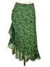Max Studio Floral Green Casual Skirt Size L - photo 2