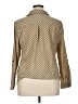 Kim Rogers Polka Dots Tan Long Sleeve Blouse Size XL - photo 2