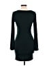 Forever 21 Solid Teal Cocktail Dress Size M - photo 2
