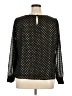 J.Crew Factory Store 100% Polyester Black Long Sleeve Blouse Size XL - photo 2