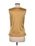 Metrostyle 100% Polyester Gold Sleeveless Blouse Size M - photo 2