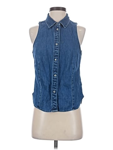 Gap Sleeveless Button-Down Shirt (view 1)