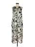 Zara 100% Polyester Animal Print Ivory Black Casual Dress Size M - photo 1