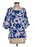 Umgee Blue 3/4 Sleeve Blouse Size S - photo 1