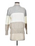Poof! Color Block Gray Pullover Sweater Size S - photo 1