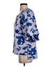 Umgee Blue 3/4 Sleeve Blouse Size S - photo 5