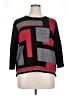 Alfred Dunner Color Block Black Pullover Sweater Size 1X - photo 1