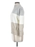 Poof! Color Block Gray Pullover Sweater Size S - photo 5