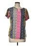 Van Heusen 100% Polyester Pink Short Sleeve Blouse Size L - photo 1