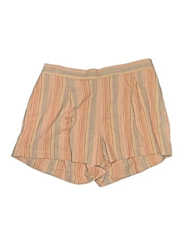 Madewell Plus Clean Pull-On Shorts in Herringbone Stripe (view 1)