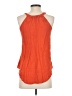 Iz Byer Orange Sleeveless Blouse Size S - photo 2