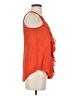 Iz Byer Orange Sleeveless Blouse Size S - photo 4
