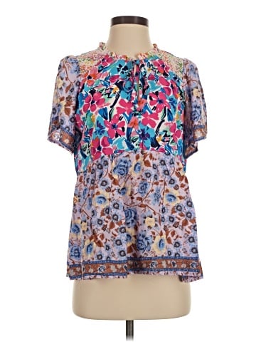 Umgee Short Sleeve Blouse (view 1)