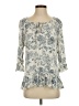 Max Jeans 100% Rayon Ivory 3/4 Sleeve Blouse Size S - photo 1