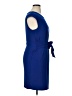 Como Vintage Solid Blue Casual Dress Size XL - photo 4