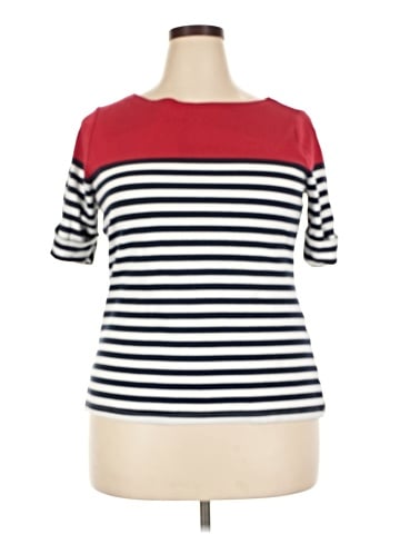 Karen Scott Short Sleeve Turtleneck (view 1)