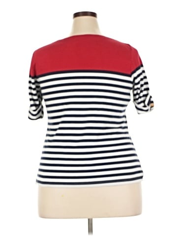 Karen Scott Short Sleeve Turtleneck (view 2)