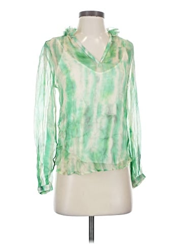 Anthropologie 3/4 Sleeve Silk Top (view 1)
