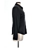 Theory Black Long Sleeve Silk Top Size L - photo 4