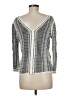 Nic + Zoe Silver Pullover Sweater Size M - photo 2