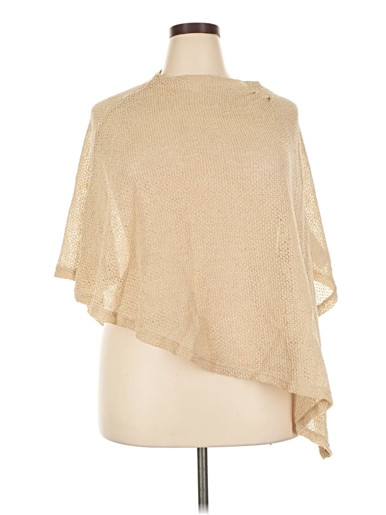 Click to view more detailed imagery on our partner's website Pre-owned Shein Poncho In Tan