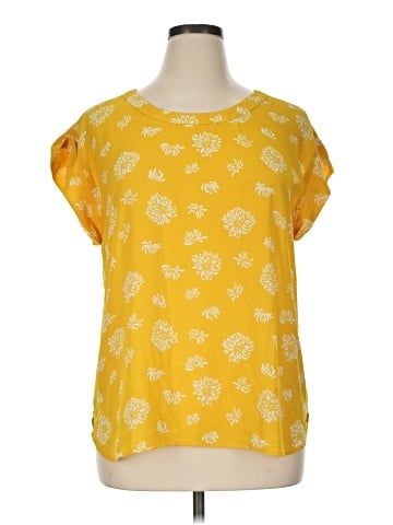 Ann Taylor Factory Short Sleeve T-Shirt (view 1)