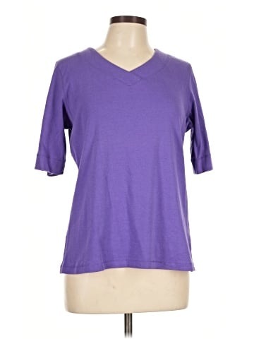 Christopher & Banks 3/4 Sleeve T-Shirt (view 1)