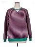 Zesica Stripes Purple Pullover Sweater Size XL - photo 1