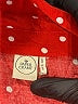 Paper Crane 100% Rayon Polka Dots Red Short Sleeve Blouse Size M - photo 7