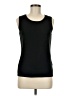 Kasper Black Sleeveless T-Shirt Size M - photo 1