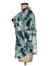 Carlisle 100% Silk Tie-dye Teal Short Sleeve Silk Top Size 6 - photo 5