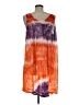 Classic Elements 100% Rayon Tie-dye Orange Casual Dress One size - photo 2