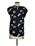 Alice Blue 100% Polyester Black Short Sleeve Top Size XS - photo 2