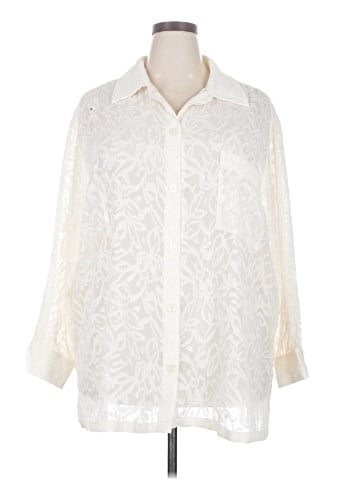 Anne Klein 3/4 Sleeve Blouse (view 1)